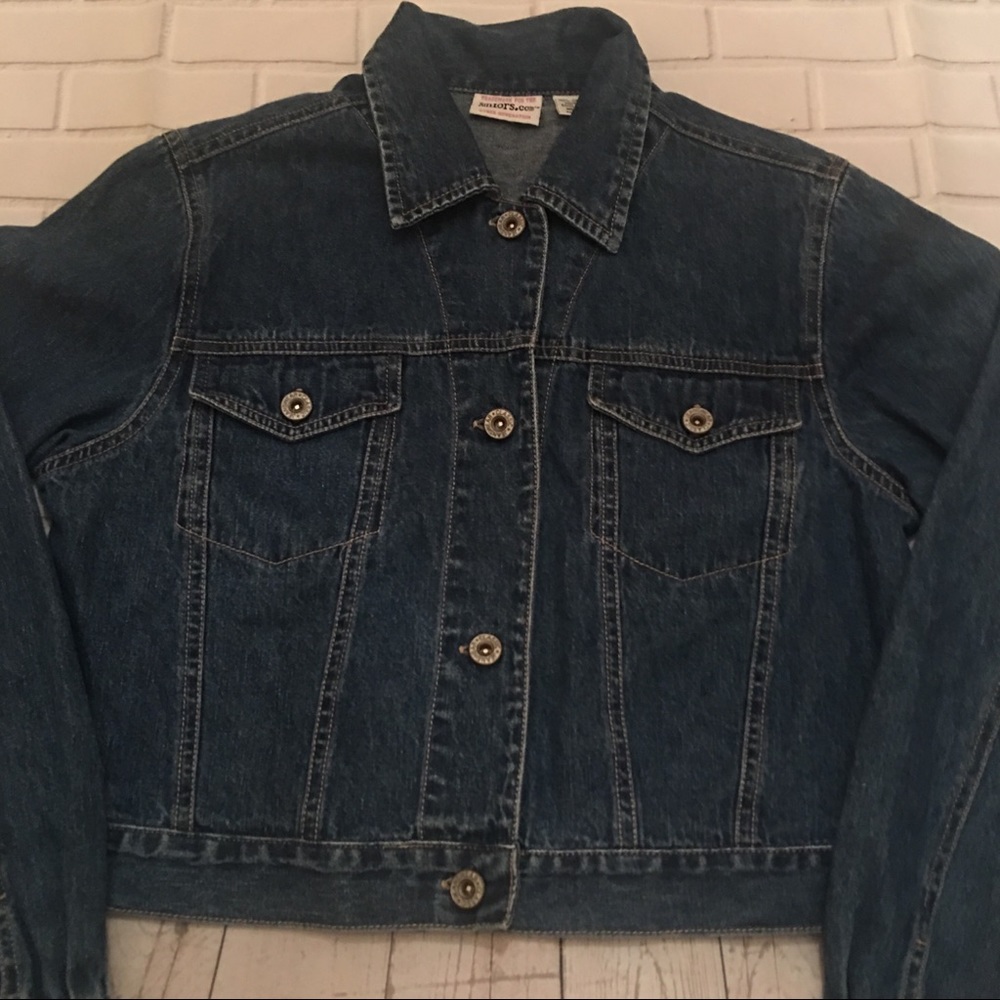 Juniors.Com Cyber Generation Girls Jean Jacket S M - Picture 2 of 6